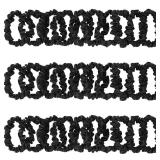 30Pcs Black Satin Hair Scrunchies, Silk Hair Ties for Women Girls Hair Accessories Gift, Value Package, Premium Material, Non-Slip Design, Pain-Free, Damage-Free (Black, 30 Count) - Retail: $7