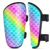 Soccer Shin Guards for Kids Girls Toddler Shin Pads Protection Soccer Gear for Kids 2-7 Years Old Girls Toddler Shin Guards Soccer Equipment for Football Games - Retail: $9
