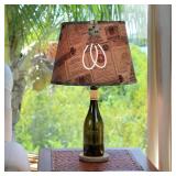 Lamp Shade Light Bulb Clip Adapter, Lamp Shade Holder with Cap Knob Finial and Silicone Levelers, Clip on Lampshade Adapter to Keep Lamp Shade in Place (Bronze) - Retail: $8