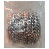 16.5 Feet Stainless Steel Cuban Chains Roll, 7mm Width Miami Curb Link Chains Spool Bulk for Jewelry Making & DIY Craft - Retail: $27