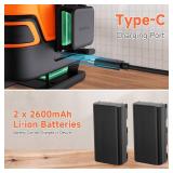 DOVOH 4D Laser Level 360 Self Leveling, High Accuracy Green Beam Rechargeable 4x360 Floor Laser Levels for Construction Tiling Ceiling Framing - Retail: $300