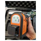 DOVOH 4D Laser Level 360 Self Leveling, High Accuracy Green Beam Rechargeable 4x360 Floor Laser Levels for Construction Tiling Ceiling Framing - Retail: $300