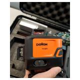 DOVOH 4D Laser Level 360 Self Leveling, High Accuracy Green Beam Rechargeable 4x360 Floor Laser Levels for Construction Tiling Ceiling Framing - Retail: $300