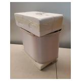 20.5 White Modern Ceramic Bedside Lamp Set of 2 for Bedroom Decor Farmhouse Table Lamp for Living Room Office Dorm - Retail: $40"