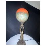 Art Deco Style Figural Table Lamp Rare!!!  - Retail: $650