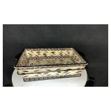 Temptations Floral Pattern Square Baker Rack Set with cutting board - Retail: $45