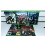 Xbox One Games Collection Bundle - 5 Games - Retail: $125