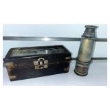 1915 Royal Navy Telescope with Original Case - Retail: $450