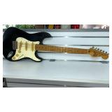 Squier Stratocaster Electric Guitar Black/Cream - Retail: $180