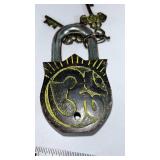 Brass Padlock with Keys - Retail: $125
