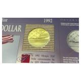 1992 Olympic Dollar Commemorative Coin Set - Retail: $85