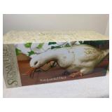 Signature Home Collection Ceramic Duck, New in Box