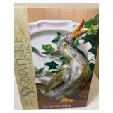 Signature Home Collection Ceramic Duck, New in Box