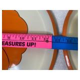 Vintage Enamel Plates/Platters/Chargers, (7)