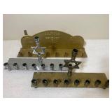 Vintage Hanukkah Menorahs (3), Silver Plate and Brass