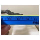 Mother and Child Playing, Brass Sculpture on Wood Base