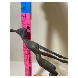 Mother and Child Playing, Brass Sculpture on Wood Base