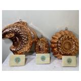 Vintage Tagus Copper Molds