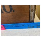 Vintage Budweiser Anheuser-Busch Crate w/ Hinged Lid