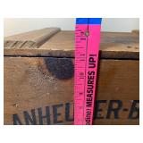 Vintage Budweiser Anheuser-Busch Crate w/ Hinged Lid