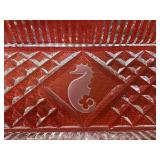 Waterford Crystal Mint Tray Seahorse w/ Box