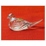 Waterford Crystal Dove Paperweight w/ Box