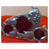 Arthur Court Designs Cat Themed Frames (2) and Paperweight w/ Boxes