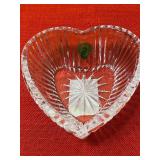 Waterford Crystal Heart Shaped Trinket/Candy Dish