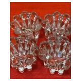 Fostoria (3), OmniBus (2) and Glass (4) Candleholders
