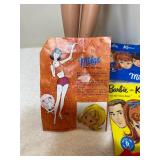 Vintage Midge Doll, Barbie Folder and Clothes