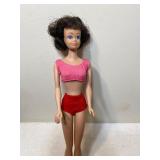 Vintage Midge Doll, Barbie Folder and Clothes