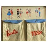Barbie and Midge Doll Case w/ Contents