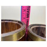 Vintage Wood Canisters, New Condition