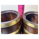 Vintage Wood Canisters, New Condition