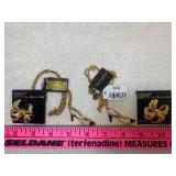 Brooches and Shoe Pendants on Chains, All New