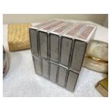 Vintage Ashtrays, Matches, Enamel Match Books