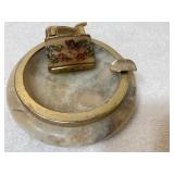 Vintage Ashtrays, Matches, Enamel Match Books