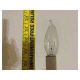 Vintage Brass and Black Candelabra Style Table Lamp