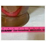 Large Copper Vase w/ Delft Porcelain Handles, Made in Holland