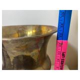 Vintage Brass Urn Style Vase