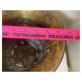 Vintage Brass Urn Style Vase