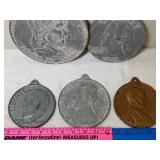 Vintage Iron Art Coins