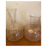 Wine Carafes, Spanish and Swedish