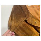 Vintage Kantex Leathers Split Cowhide Suede Men