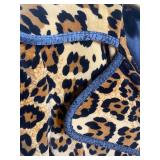 Raincheetahs by Naman Leopard Print Rain Jacket, Size 10