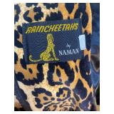 Raincheetahs by Naman Leopard Print Rain Jacket, Size 10