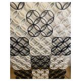 MCM Wall Art, Black and White Sections, Large Piece