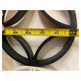 MCM Wall Art, Black and White Sections, Large Piece