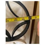 MCM Wall Art, Black and White Sections, Large Piece