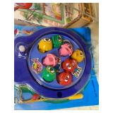 Clear Bird Feeders w/ Suction Cup and Book, 2 Fishing Games - all new